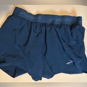 Brooks Running 3” Chaser Shorts Navy Blue Women’s Medium